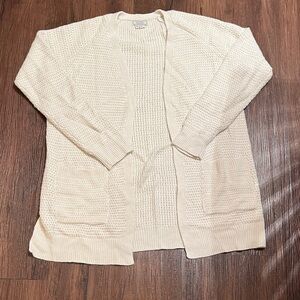 Fat Face Women's Cream Knit Cardigan size 4